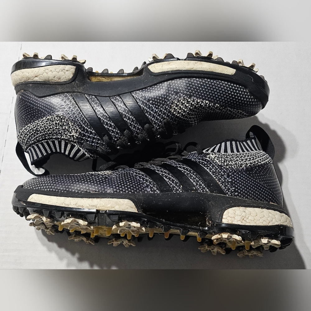 Adidas Tour 360 Endless Boost Golf Shoes Grey Black Men's Size 7M‎ EVN791001 - Picture 2 of 9